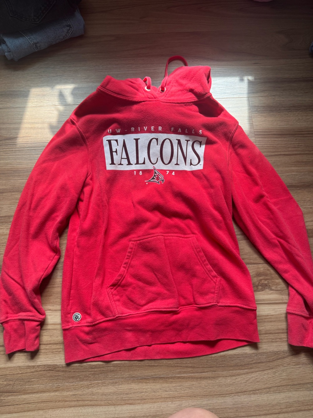 UWRF Falcons Red Hoodie Sweatshirt